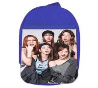MERCHANDMANIA Mochila Azul cantantes famosas grupo mundial crazy fearless colegio picnic excursión deporte niños