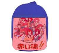 MERCHANDMANIA Mochila Azul chicas anime fairy tail rias dxd ranma steins gate colegio picnic excursión deporte niños