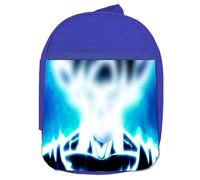 MERCHANDMANIA MOCHILA AZUL guerrero transformacion poder oscuro instinto colegio picnic excursión deporte niños