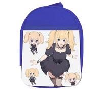 MERCHANDMANIA Mochila Azul ia Ani Inteligencia Artificial Grok Elon Musk X colegio picnic excursión deporte niños