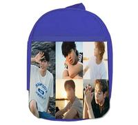 MERCHANDMANIA MOCHILA AZUL mytro kpop mytro if my mother comes to my dream colegio picnic excursión deporte niños