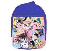 MERCHANDMANIA Mochila Azul Ponkotsu Fuuki Iin to Skirt-take serie anime romance colegio picnic excursión deporte niños
