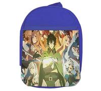 MERCHANDMANIA Mochila Azul Rising of the shield hero temporada 4 anime isekai colegio picnic excursión deporte niños