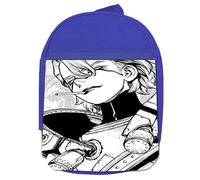 MERCHANDMANIA Mochila Azul serie anime dr stone temp 4 personaje stanley colegio picnic excursión deporte niños