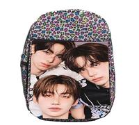 MERCHANDMANIA Mochila lunares estampada album cantantes head shoulders knees toes colegio picnic excursión deporte niños