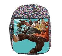 MERCHANDMANIA Mochila lunares estampada anime serie Sakamoto Days mafia mafiosos colegio picnic excursión deporte niños