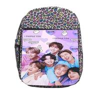 MERCHANDMANIA MOCHILA LUNARES ESTAMPADA BTS grupo permission to dance on stage cantantes colegio picnic excursión deporte niños