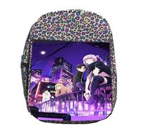 MERCHANDMANIA Mochila lunares estampada Call of the night temporada 2 anime romance colegio picnic excursión deporte niños