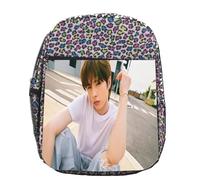 MERCHANDMANIA MOCHILA LUNARES ESTAMPADA cantante coreano kpop tws Lee Kyungmin colegio picnic excursión deporte niños