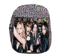 MERCHANDMANIA Mochila lunares estampada cantantes chicas grupo Deadline World Tour colegio picnic excursión deporte niños