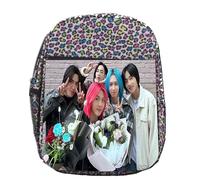 MERCHANDMANIA MOCHILA LUNARES ESTAMPADA cantantes kpop dxmon girls love boys love girls colegio picnic excursión deporte niños