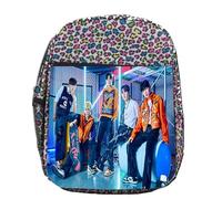 MERCHANDMANIA MOCHILA LUNARES ESTAMPADA cantantes kpop ndx Lee Hiroto Hwang Kang Park colegio picnic excursión deporte niños