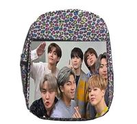 MERCHANDMANIA MOCHILA LUNARES ESTAMPADA cantantes kpop run bts yet to come butter on colegio picnic excursión deporte niños