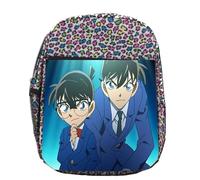 MERCHANDMANIA MOCHILA LUNARES ESTAMPADA DETECTIVE CONAN ANIME SERIE colegio picnic excursión deporte niños