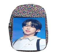 MERCHANDMANIA Mochila lunares estampada lucky freestyle kiss kiss shy shy grupo musical colegio picnic excursión deporte niños