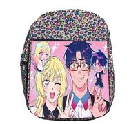 MERCHANDMANIA Mochila lunares estampada Marriagetoxin serie anime mafia femboy novios gay colegio picnic excursión deporte niños