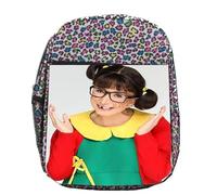MERCHANDMANIA Mochila lunares estampada personaje serie antigua llorona graciosa colegio picnic excursión deporte niños