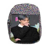 MERCHANDMANIA MOCHILA LUNARES ESTAMPADA StrayKids personaje kpop cantante 2025 Hyunjin colegio picnic excursión deporte niños