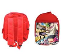 MERCHANDMANIA Mochila Roja akane banashi geisha serie manga sirvientas modernas colegio picnic excursión deporte niños