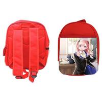 MERCHANDMANIA Mochila Roja anime kuroneko to majo no ky?shitsu spica virgo colegio picnic excursión deporte niños