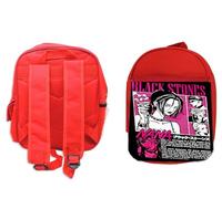 MERCHANDMANIA Mochila Roja anime serie personaje nana blackstone metal cartel grupo colegio picnic excursión deporte niños