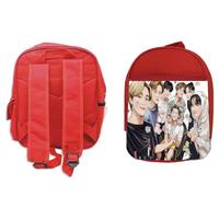 MERCHANDMANIA Mochila Roja bts grupo kpop fanart anime Dyonisus ProMeTheUs colegio picnic excursión deporte niños