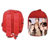 MERCHANDMANIA MOCHILA ROJA cantantes kpop bts dynamite life goes on colegio picnic excursión deporte niños