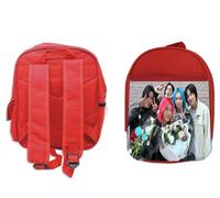 MERCHANDMANIA MOCHILA ROJA cantantes kpop dxmon girls love boys love girls colegio picnic excursión deporte niños