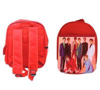 MERCHANDMANIA MOCHILA ROJA exo kpop chicos 2025 discografia album love me right colegio picnic excursión deporte niños