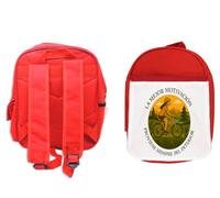 MERCHANDMANIA Mochila Roja frase motivacion deporte ejercicio bicicleta gimnasia colegio picnic excursión deporte niños