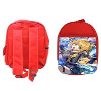 MERCHANDMANIA Mochila Roja juego anime rpg personaje zenless zone zero fufu colegio picnic excursión deporte niños