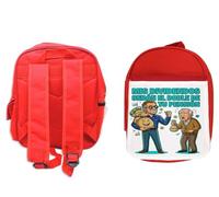 MERCHANDMANIA Mochila Roja maximus frase graciosa dividendos bolsa inversion colegio picnic excursión deporte niños
