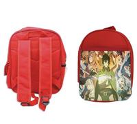 MERCHANDMANIA Mochila Roja Rising of the shield hero temporada 4 anime isekai colegio picnic excursión deporte niños