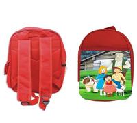 MERCHANDMANIA MOCHILA ROJA SERIE ANTIGUA DE HEIDI ANIME colegio picnic excursión deporte niños
