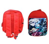 MERCHANDMANIA Mochila Roja Tensei shitara slime datta ken temporada 4 cuatro colegio picnic excursión deporte niños