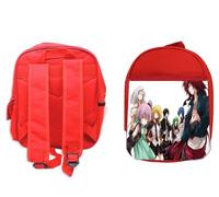 MERCHANDMANIA Mochila Roja Tensei shitara slime reincarnated primordiales diablo colegio picnic excursión deporte niños