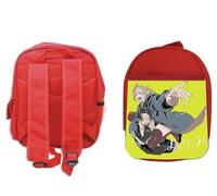 MERCHANDMANIA Mochila Roja yofukashi no uta temporada 2 anime romance colegio picnic excursión deporte niños