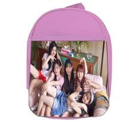 MERCHANDMANIA MOCHILA ROSA ablume kpop chicas 2025 my bad boy moving song colegio picnic excursión deporte niños