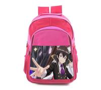 MERCHANDMANIA Mochila Rosa adulto anime Ore wa Seikan Kokka personaje Liam protagonista colegio picnic excursión deporte adolescentes