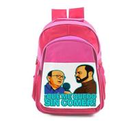 MERCHANDMANIA Mochila Rosa adulto frase graciosa que me quedo sin comer trabajo pobre colegio picnic excursión deporte adolescentes