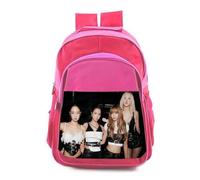 MERCHANDMANIA Mochila Rosa adulto grupo chicas cantantes jump go music colegio picnic excursión deporte adolescentes
