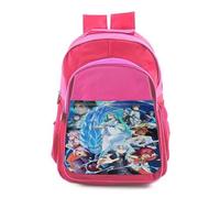 MERCHANDMANIA Mochila Rosa adulto Tensei shitara slime pelicula leviatan colegio picnic excursión deporte adolescentes