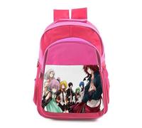 MERCHANDMANIA Mochila Rosa adulto Tensei shitara slime reincarnated primordiales diablo colegio picnic excursión deporte adolescentes