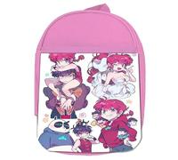 MERCHANDMANIA Mochila Rosa anime dibujos rcomedia rumiko takahashi serie colegio picnic excursión deporte niños