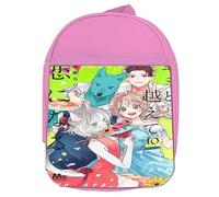 MERCHANDMANIA Mochila Rosa anime Kimi to Koete Koi ni Naru bestias animales kemonomimi colegio picnic excursión deporte niños