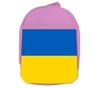 MERCHANDMANIA MOCHILA ROSA bandera de Ucrania unidad patria paz gobierno nacion colegio picnic excursión deporte niños