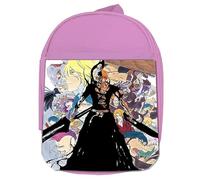 MERCHANDMANIA Mochila Rosa Bleach Sennen Kessen Hen shinigami quincy blood war colegio picnic excursión deporte niños