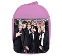 MERCHANDMANIA MOCHILA ROSA BTS GALA MAP OF THE SOUL KPOP colegio picnic excursión deporte niños