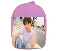 MERCHANDMANIA MOCHILA ROSA cantante coreano kpop tws Lee Kyungmin colegio picnic excursión deporte niños