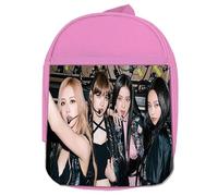 MERCHANDMANIA Mochila Rosa cantantes chicas grupo Deadline World Tour colegio picnic excursión deporte niños